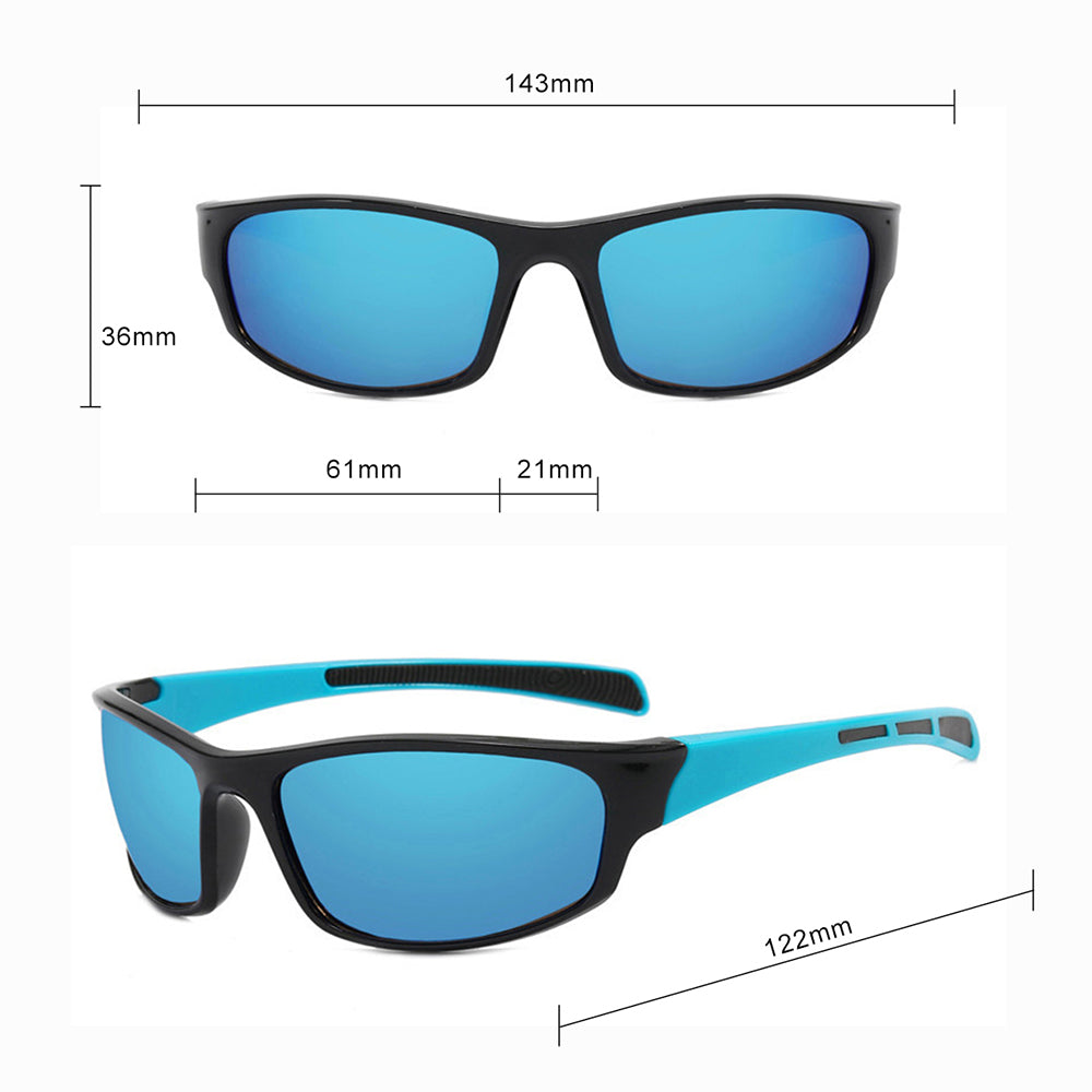 Unisex cyklistické brýle Techsuit 9937, černé
