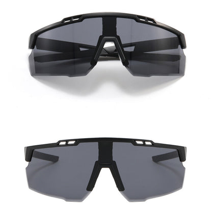 Unisex cyklistické brýle Techsuit 9963, černé fialové