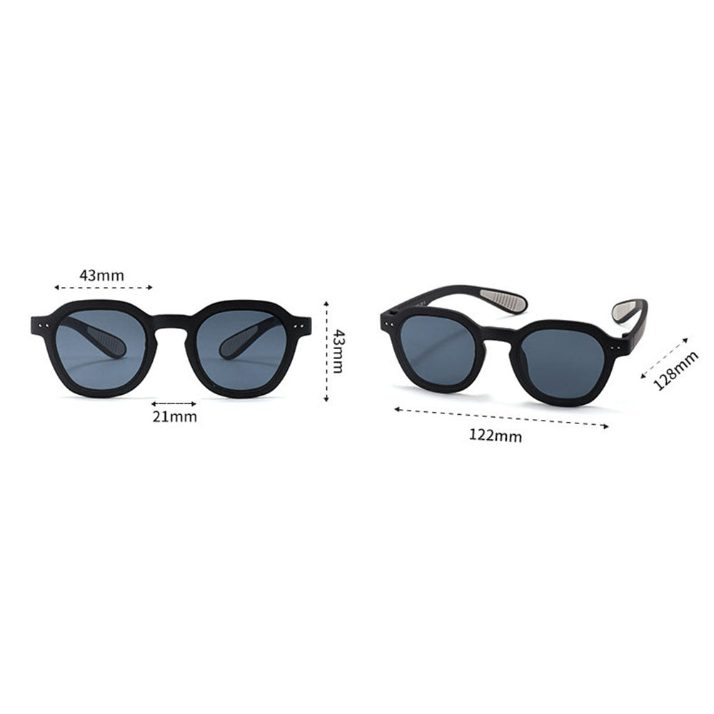 Dětské sluneční brýle Techsuit 8447, polarizované, UV ochrana, černé