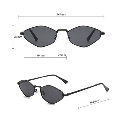 Dámské sluneční brýle Techsuit 6206, zlaté černé
