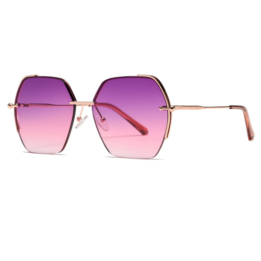 Techsuit Women's Sunglasses 8561, Pink Gold Purple Red