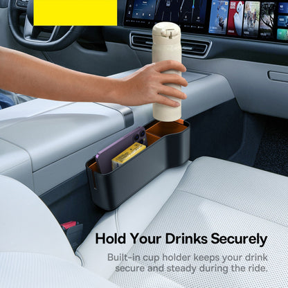 Organizátor do auta Baseus OrganizeFun pro prostor mezi konzolí a sedadlem, Černý C20256502111-00