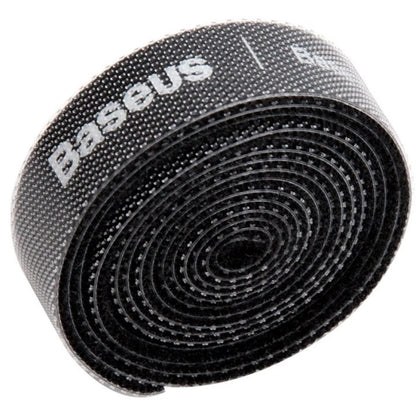 Organizátor kabelů Baseus Circle, Velcro, 1m, černý ACMGT-E01