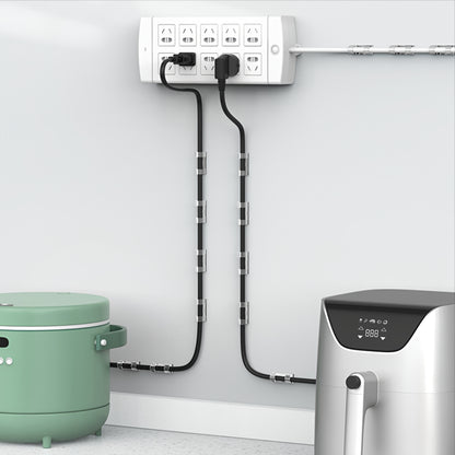 Organizér kabelů CableCreation CT1001, sada 50 kusů, průhledný