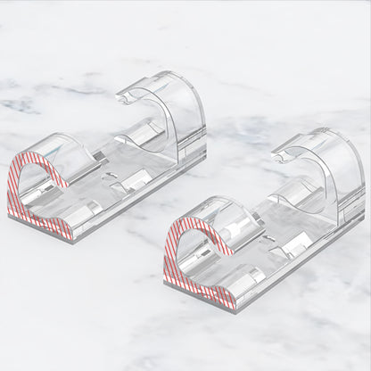 Organizér kabelů CableCreation CT1001, sada 50 kusů, průhledný