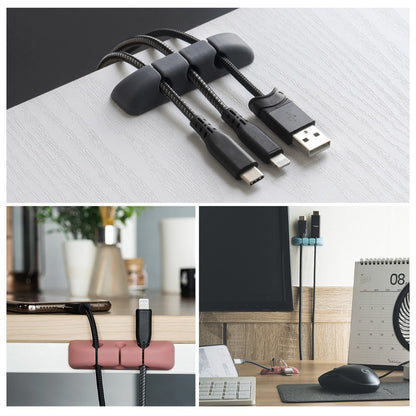 Organizátor kabelů Ringke, sada 4 kusy, černá