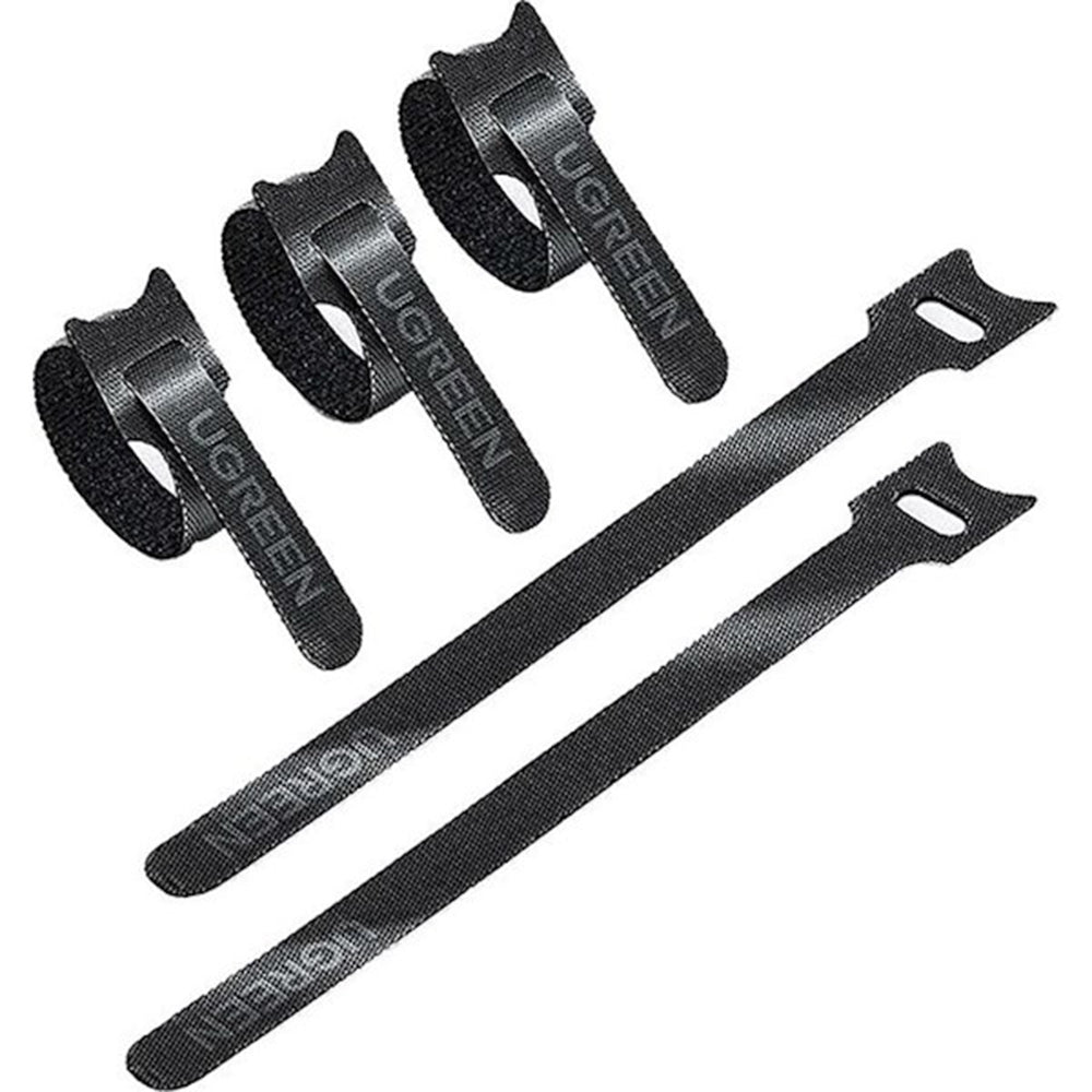 Organizátor kabelů UGREEN LP401, Velcro, Sada 3 kusů, Černá