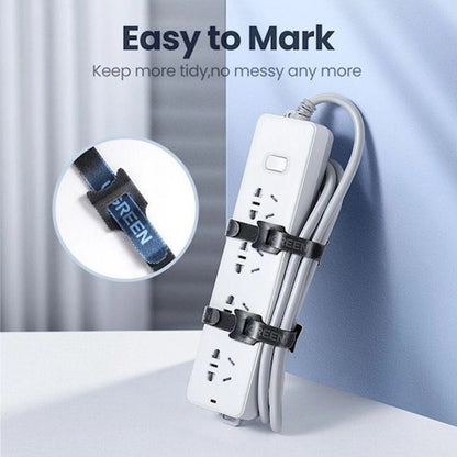 Organizátor kabelů UGREEN LP401, Velcro, Sada 3 kusů, Černá