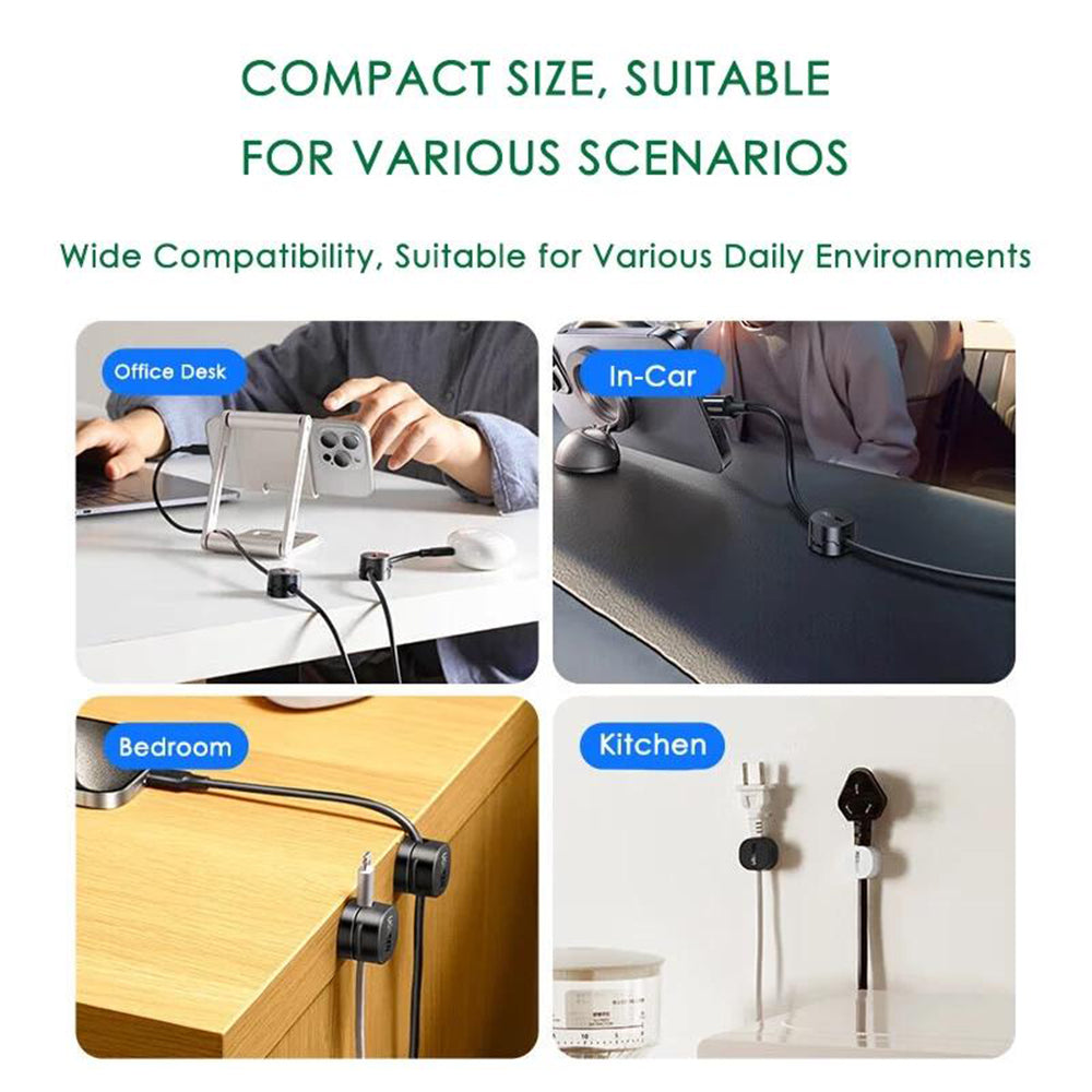 Organizátor kabelů UGREEN LP886, sada 3 kusy, černá