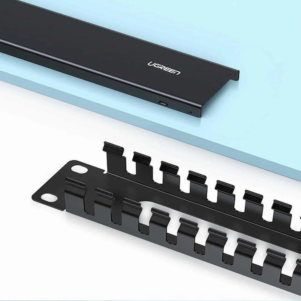 Organizátor kabelů UGREEN NW128, 24 portů, černý