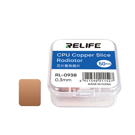 Tepelně vodivá podložka Relife RL-093B, 0,3mm, sada 50 kusů