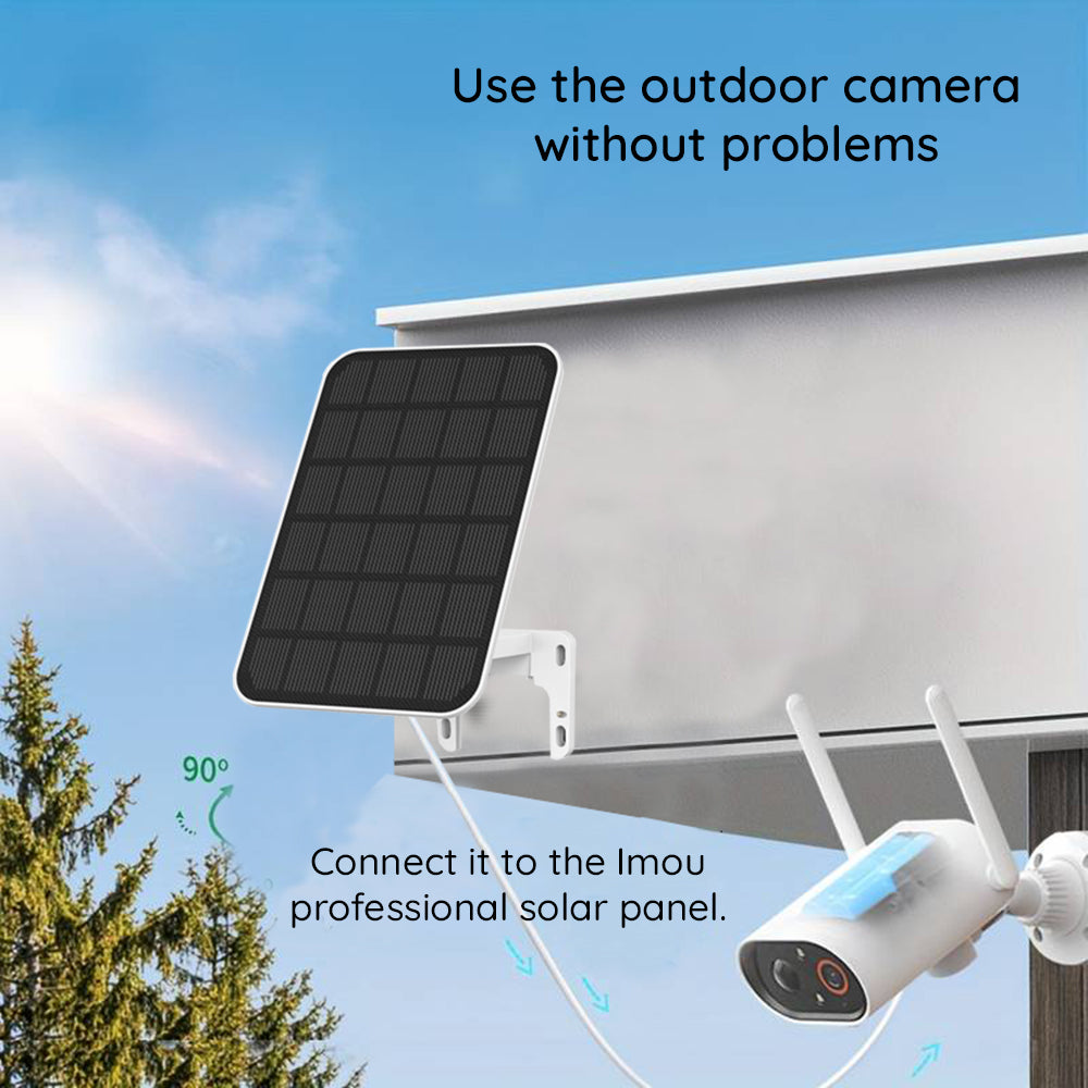 Fotovoltaický solární panel Imou, 7W, USB-C, bílý