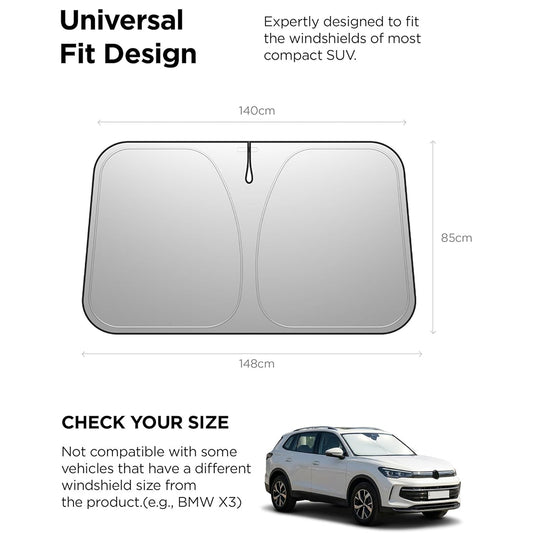 Spigen UO260 Car Windshield Sunshade, 85cm x 148cm ACP11460