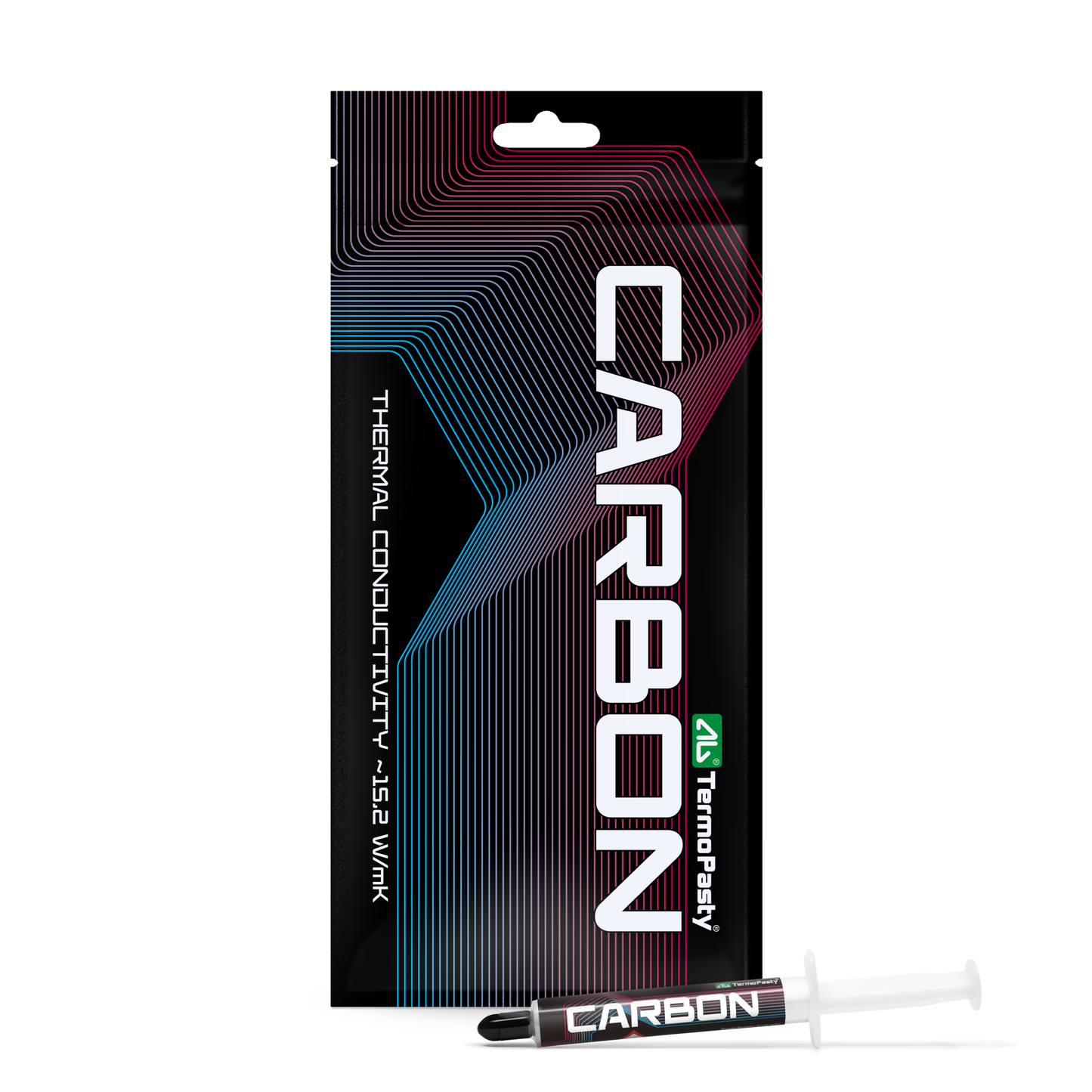 Tepelně vodivá pasta AG Termopasty Carbon, typ stříkačka, 3g ART.AGT-325