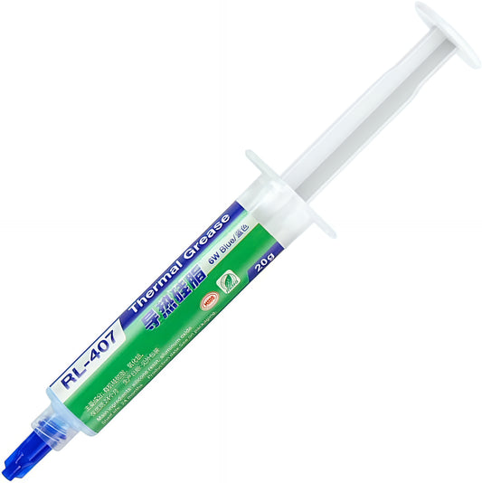 Tepelně vodivá pasta Relife RL-407, typ stříkačka, 20g, modrá