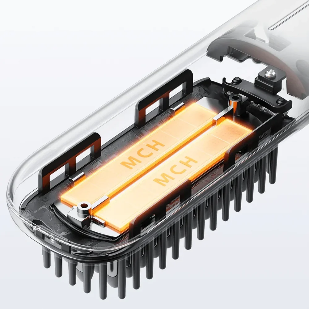 Elektrický kartáč Xiaomi na narovnání vlasů, bílý BHR07RFEU