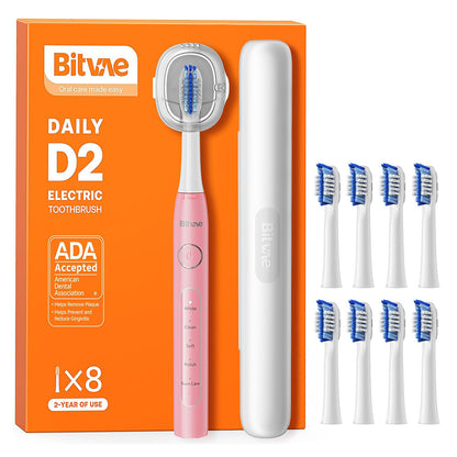 Elektrický zubní kartáček Bitvae D2, růžový