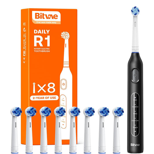 Elektrický zubní kartáček Bitvae R1, černý