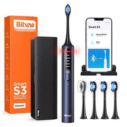 Elektrický zubní kartáček Bitvae S3 Smart, tmavě modrý