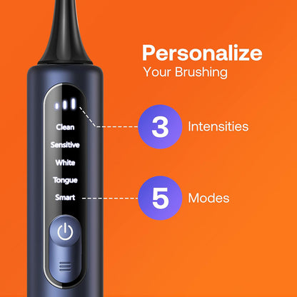Elektrický zubní kartáček Bitvae S3 Smart, tmavě modrý
