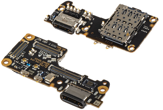 Deska s konektorem nabíjení - Mikrofon - Modul čtečky SIM Xiaomi 12S / 12X / 12, Service Pack 5600010L3A00