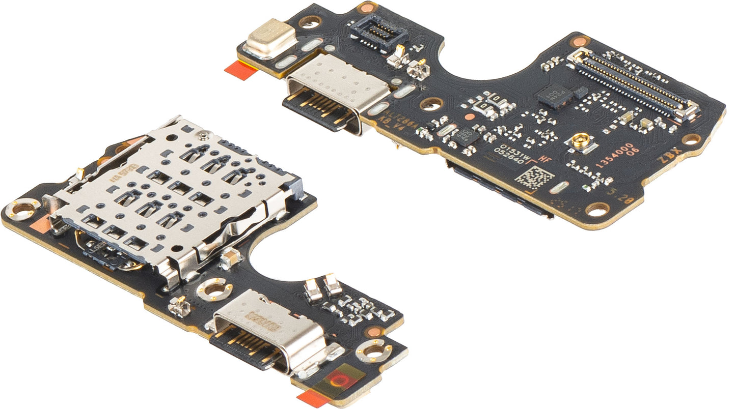 Charging Connector Board - Microphone - SIM Reader Module Xiaomi Redmi Note 14 Pro 4G, Service Pack 560004000O600