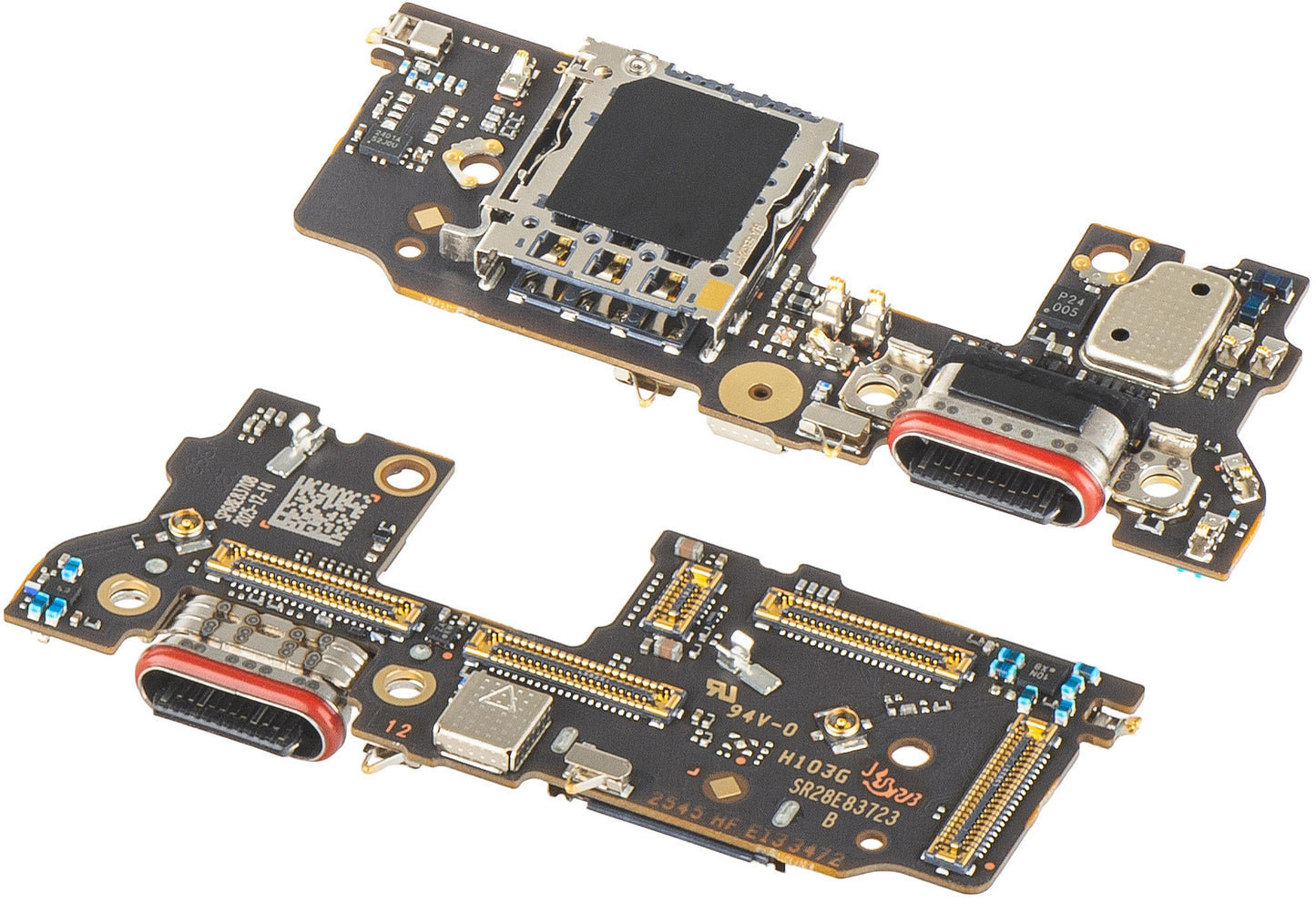 Deska s konektorem nabíjení - Mikrofon - Modul čtečky SIM Motorola Edge 70 Ultra / Signature, Service Pack 5B28C31906