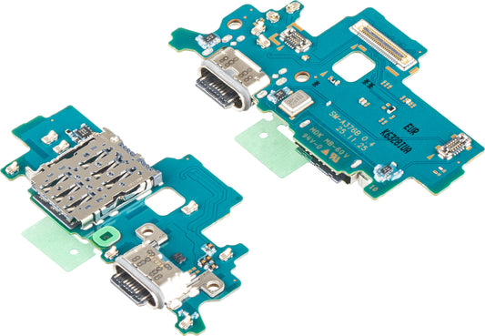 Deska s konektorem nabíjení - Mikrofon - Modul čtečky SIM Samsung Galaxy A37 5G, Service Pack GH96-21038A