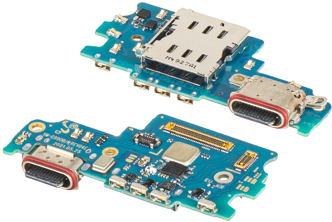 Deska s konektorem pro nabíjení - mikrofon - modul čtečky SIM Samsung Galaxy S21 FE 5G G990