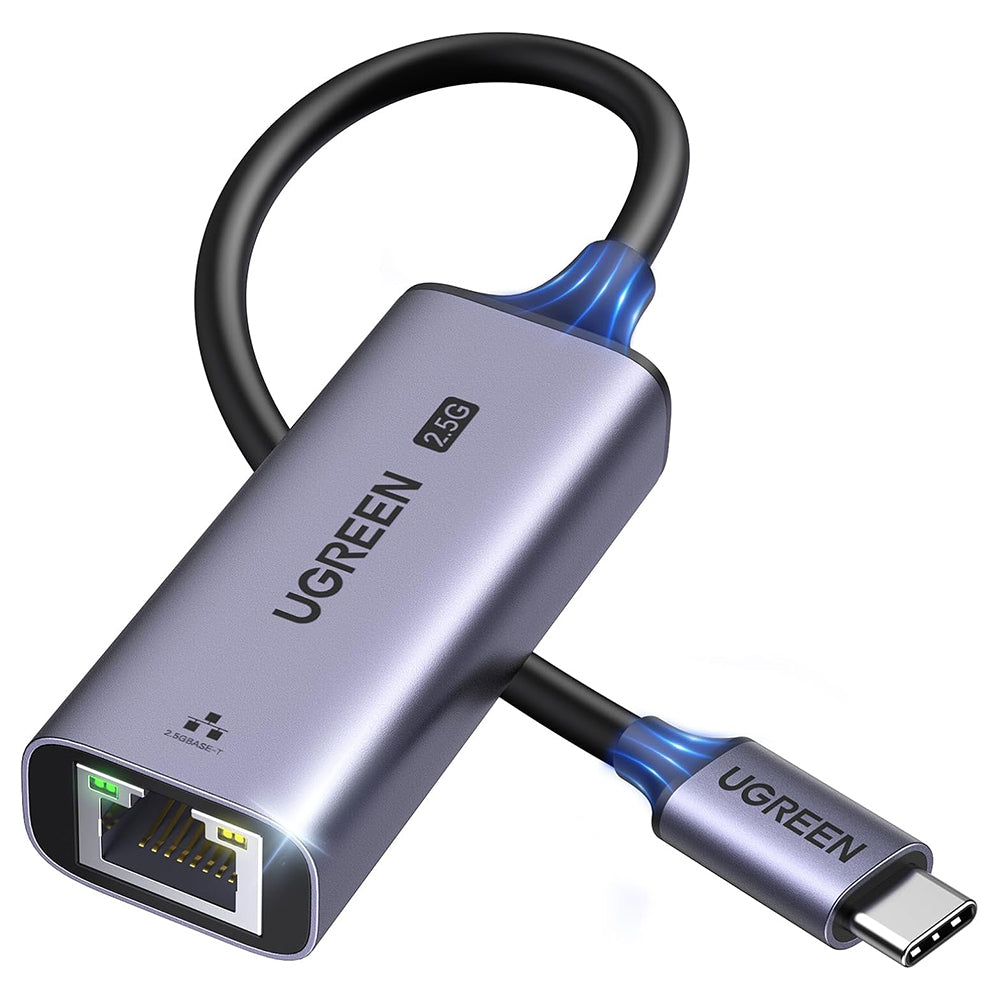 Síťová karta UGREEN CM648 (25052), RJ45, USB-C, Šedá