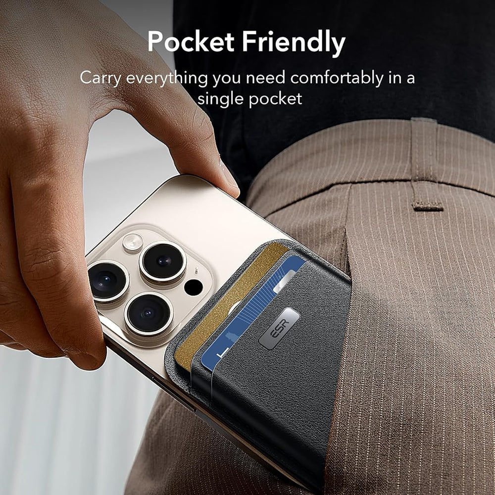 Peněženka MagSafe, ESR, Classic Geo, Černá