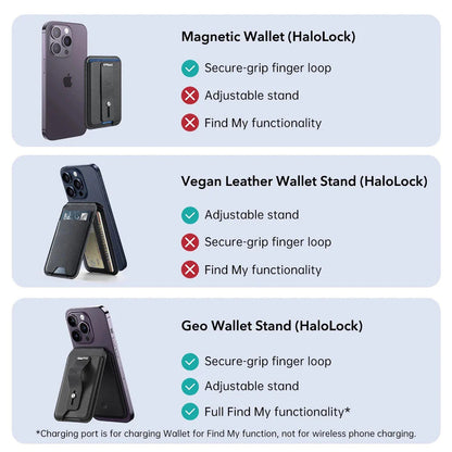 Peněženka MagSafe, ESR, Findy my Wallet, Hnědá