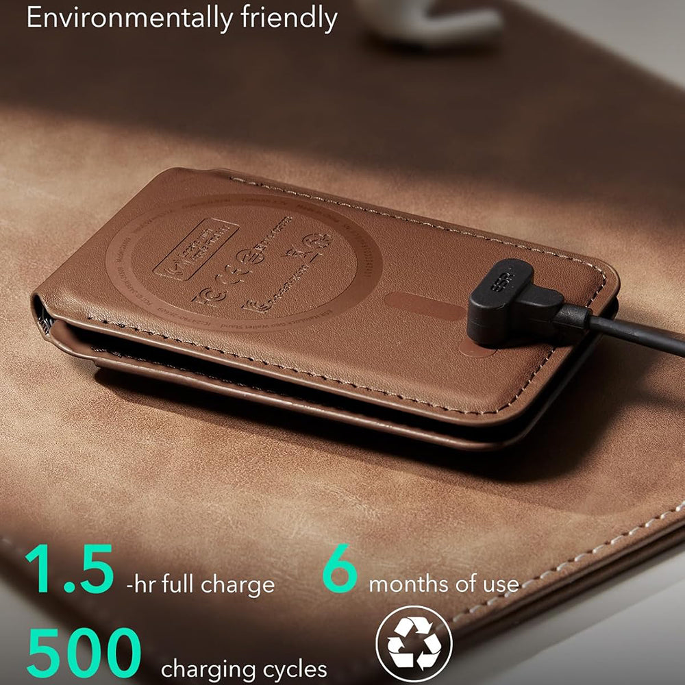 Peněženka MagSafe, ESR, Findy my Wallet 5C, Hnědá