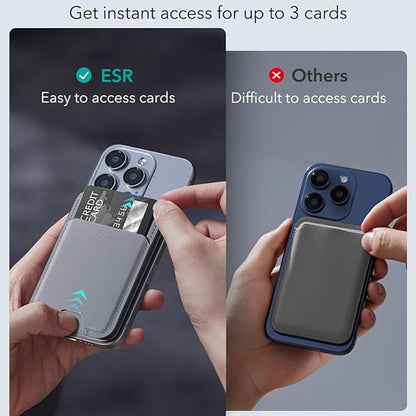 Peněženka Magsafe, ESR, Šedá