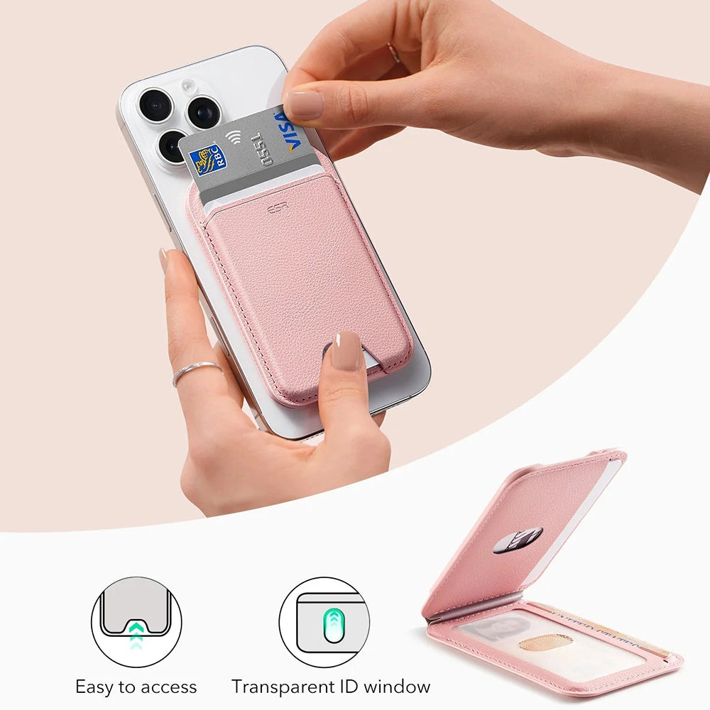 Magsafe Wallet, ESR, Stand, Pink