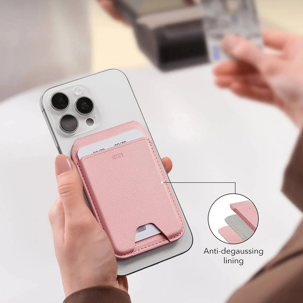 Magsafe Wallet, ESR, Stand, Pink