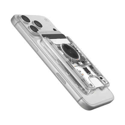 MagSafe peněženka, Spigen, Ultra Hybrid Zero One, Transparentní AFA11403
