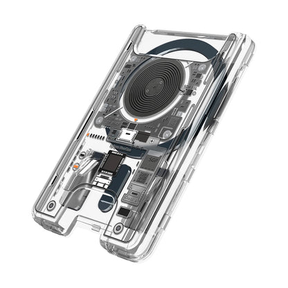 MagSafe peněženka, Spigen, Ultra Hybrid Zero One, Transparentní AFA11403