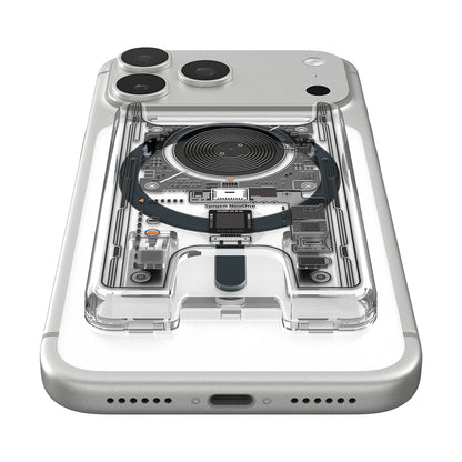 MagSafe peněženka, Spigen, Ultra Hybrid Zero One, Transparentní AFA11403