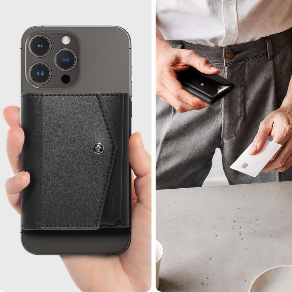 Peněženka Magsafe, Spigen, Valentinus Pro, Černá