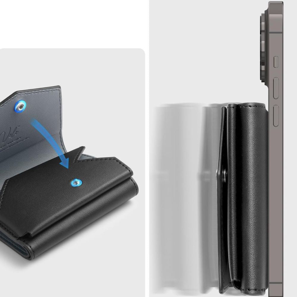 Peněženka Magsafe, Spigen, Valentinus Pro, Černá