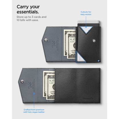 Peněženka Magsafe, Spigen, Valentinus Pro, Černá