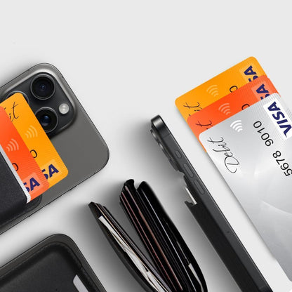 Peněženka MagSafe, Tech-Protect, Magwallet, Oranžová