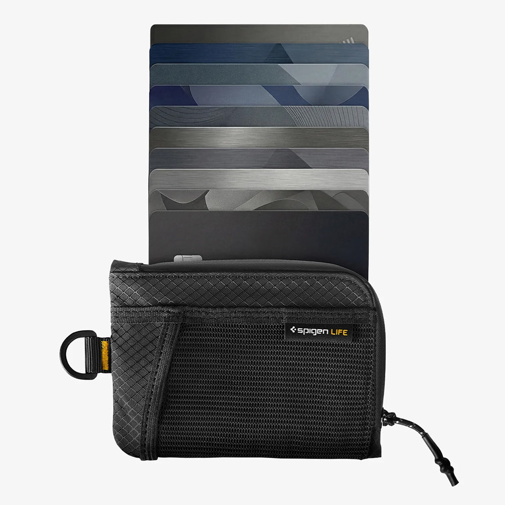Peněženka Spigen LF300 s ochranou RFID, černá AFA11229