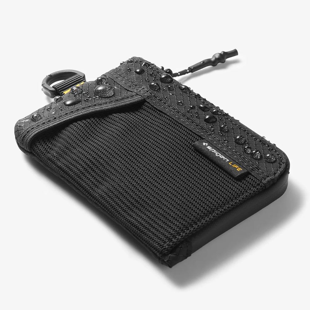 Peněženka Spigen LF300 s ochranou RFID, černá AFA11229
