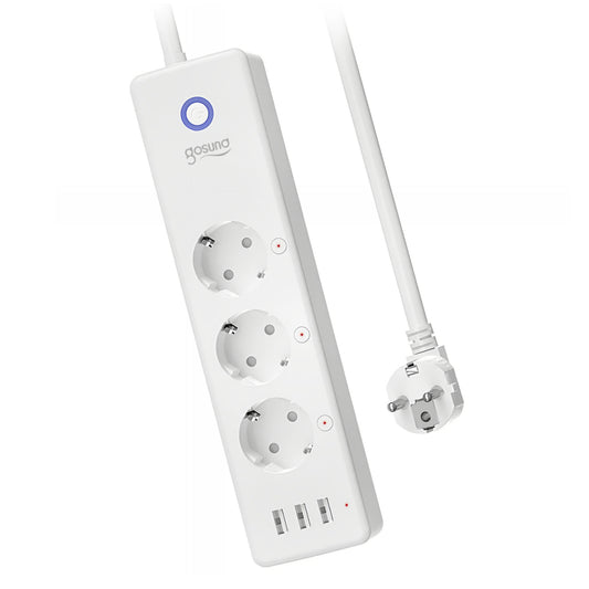 Prodlužovací kabel Gosund P1 Plus, Wi-Fi, 3 x Schuko
