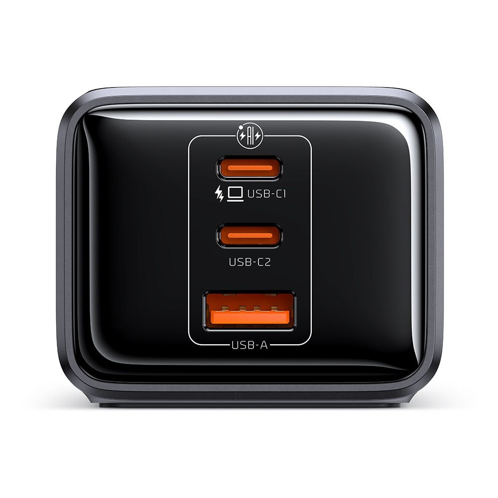 Prodlužovací kabel McDodo CH-0620, 3 x Schuko - 1 x USB-A - 2 x USB-C, černý