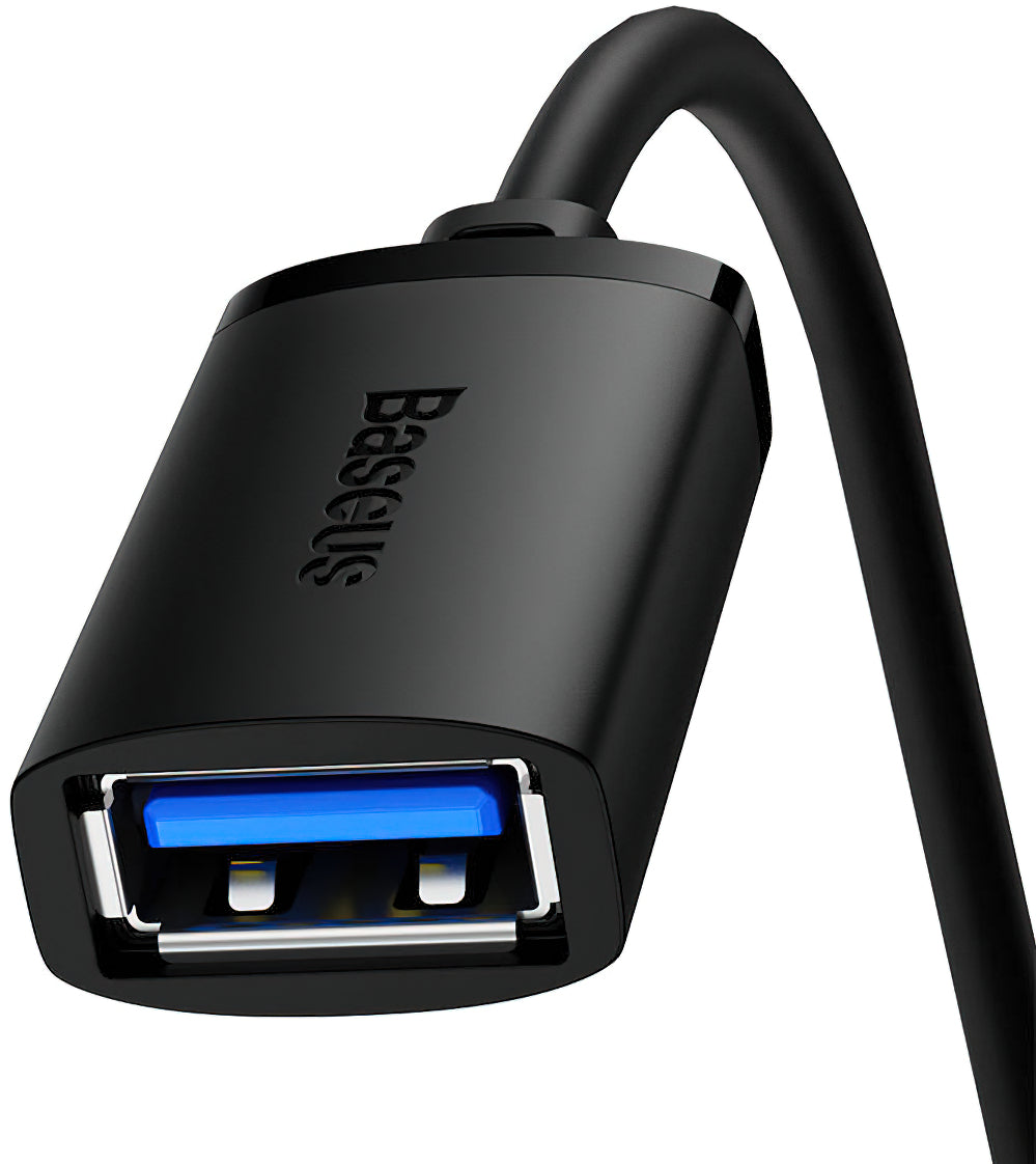 Prodlužovací kabel USB 3.0 Baseus AirJoy Series, 1m, Černý B00631103111-00
