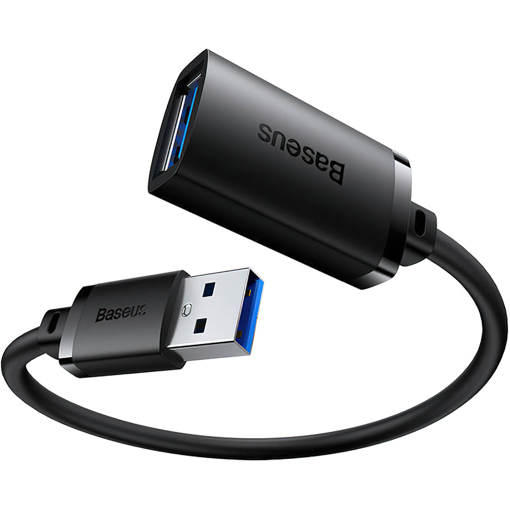 Prodlužovací kabel USB 3.0 Baseus AirJoy Series, 1m, Černý B00631103111-00