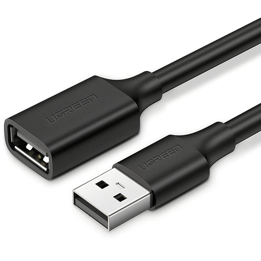 Prodlužovací kabel USB UGREEN US103, 1m, černý